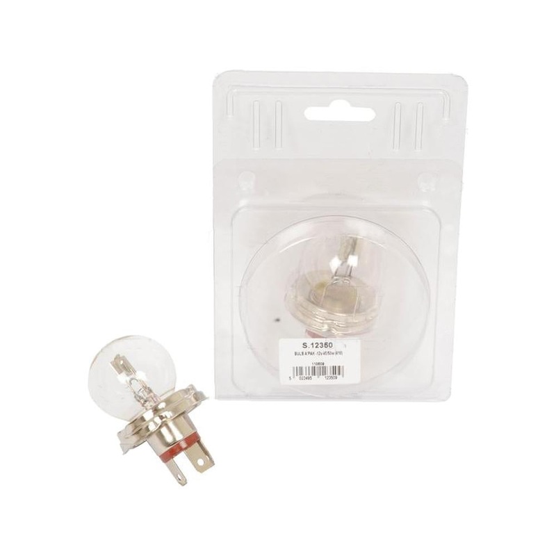 S.12350 Head Light Bulb, 12V, 50W Watts, P45t Base Fits