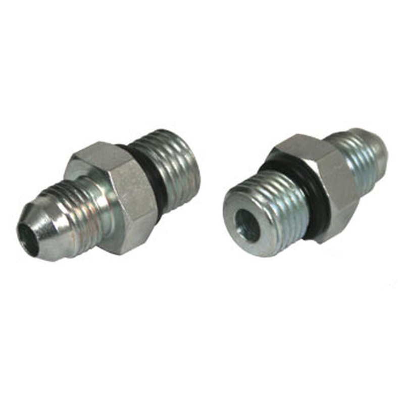 A-7400-05-14-AI Straight Connector JIC Male-Metric Male, 2 pk