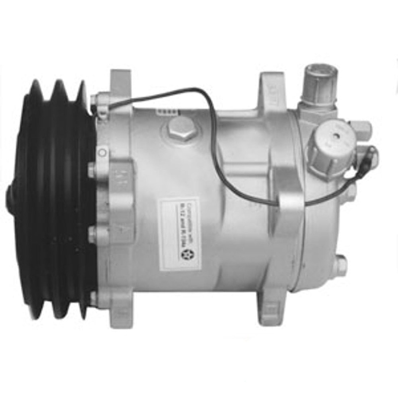 A-7807944-AI Compressor, New, Sanden Style w/ Clutch (8387)