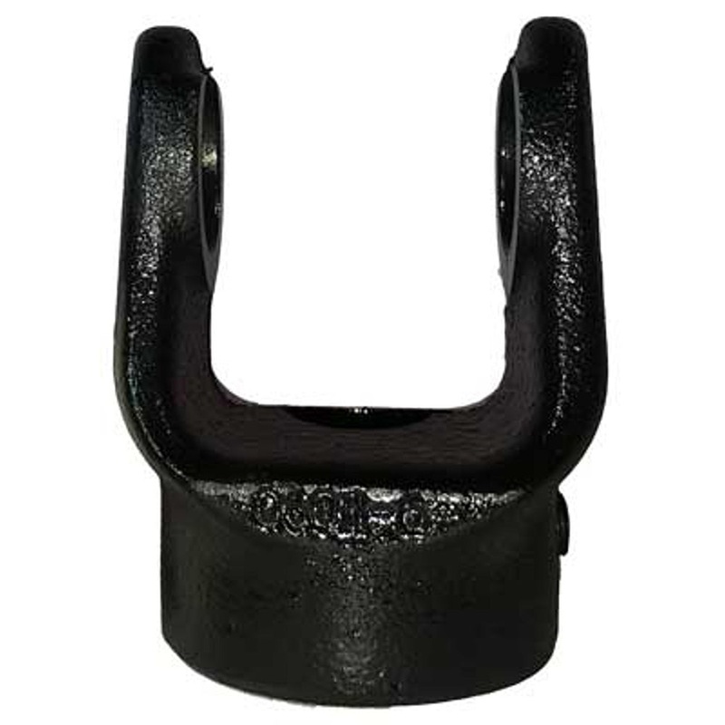 A-800-0512-AI Round Bore Implement Yoke (w/ Keyway & Set Screw)