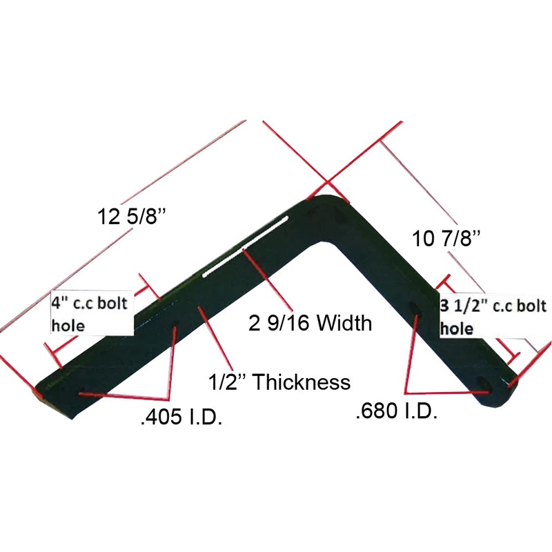 A5234R Replacement Bracket Fits John Deere Row Crop & Hi-Crop Models