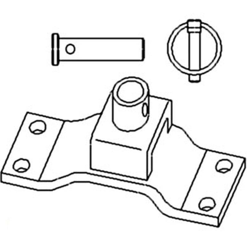 Drawbar Clevis Assembly with Pin Fits 2000 4000 600 601 800 801 Jubilee MF 35