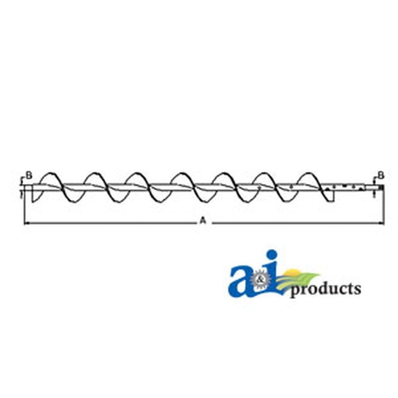 71365776 Auger, Front Cylinder Distribution