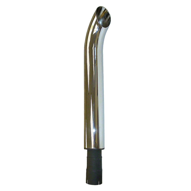 IHS241 Chrome Exhaust Stack with bend Fits International