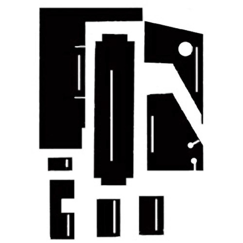 AMJD6620UK Upholstery Kit, Black