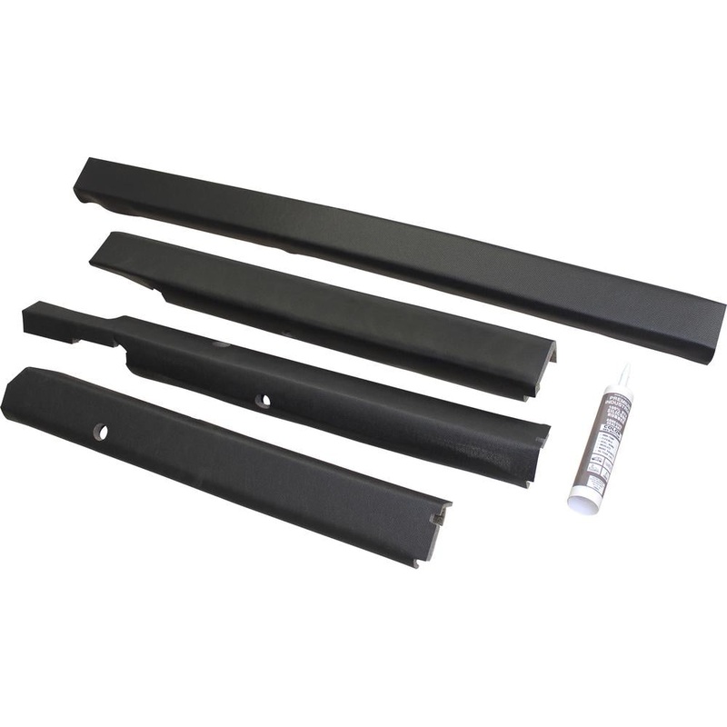 AMSS20005 Qwik Fit Corner Post Kit, Black