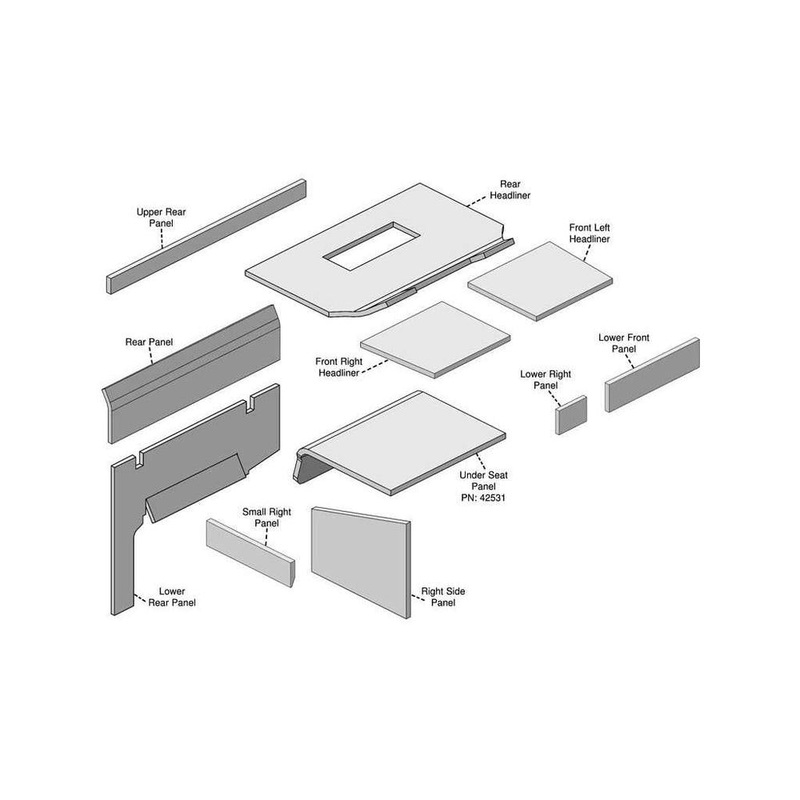 Fits John Deere 6600-7700 Combine Lower Cab Kit
