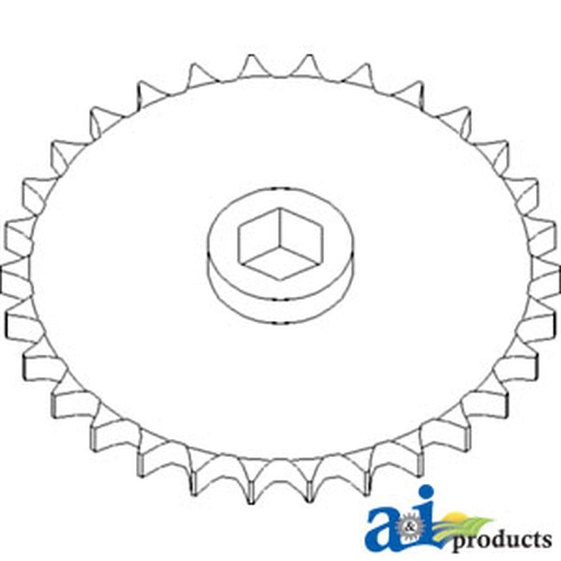 AN102027 Sprocket, Row Unit; RH, 30 Tooth / 60 Chain