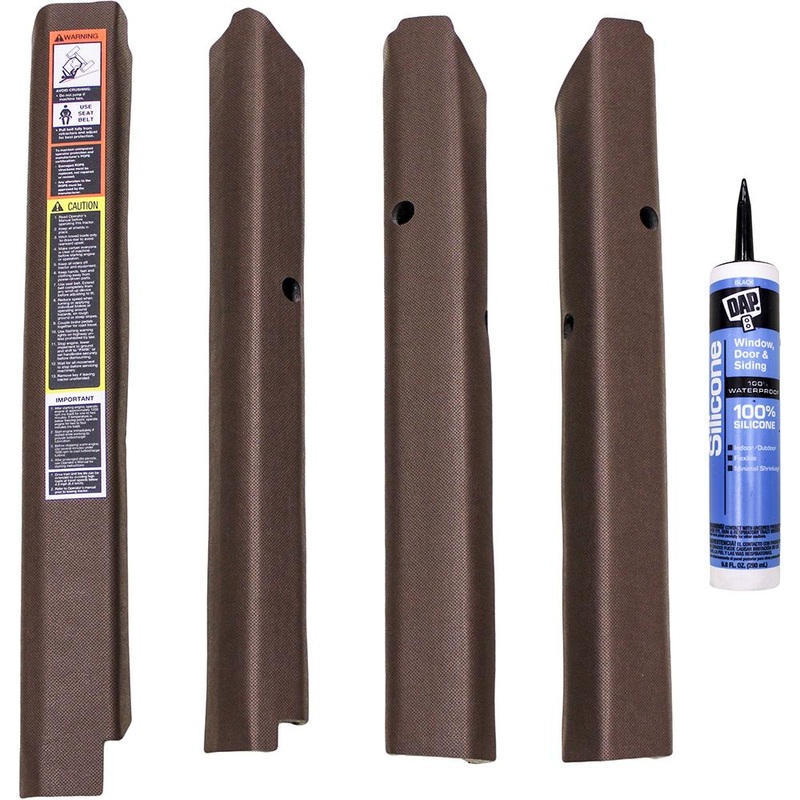 AMSS4153 Qwik Fit Corner Post Kit, Brown Vinyl