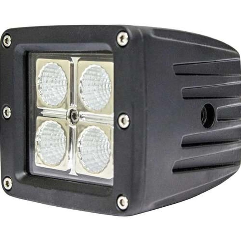 KM LED 3" x 3" Light - Flood Beam