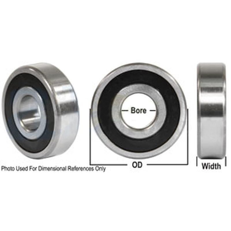 A-205-I-AI Bearing, Ball; 6200 Series, Flat Edge
