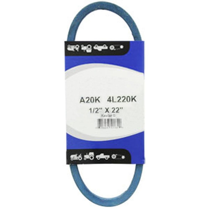 A-A20K Made With Aramid Blue V-Belt (1/2" X 22")