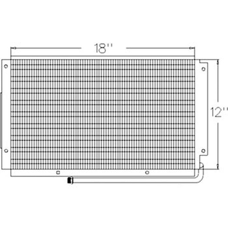 Condenser Fits 5640 6640 7740 7840 8240 8340 TS100 TS110 82008852