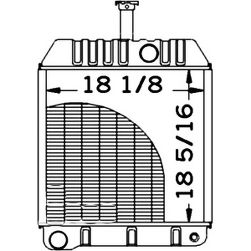 Radiator Fits 275 534229M93 534229M95 534229M95-A