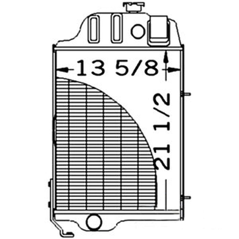 Radiator Fits 410 219710 219710-A AR48171 AT32591 AT32591-A AT38583