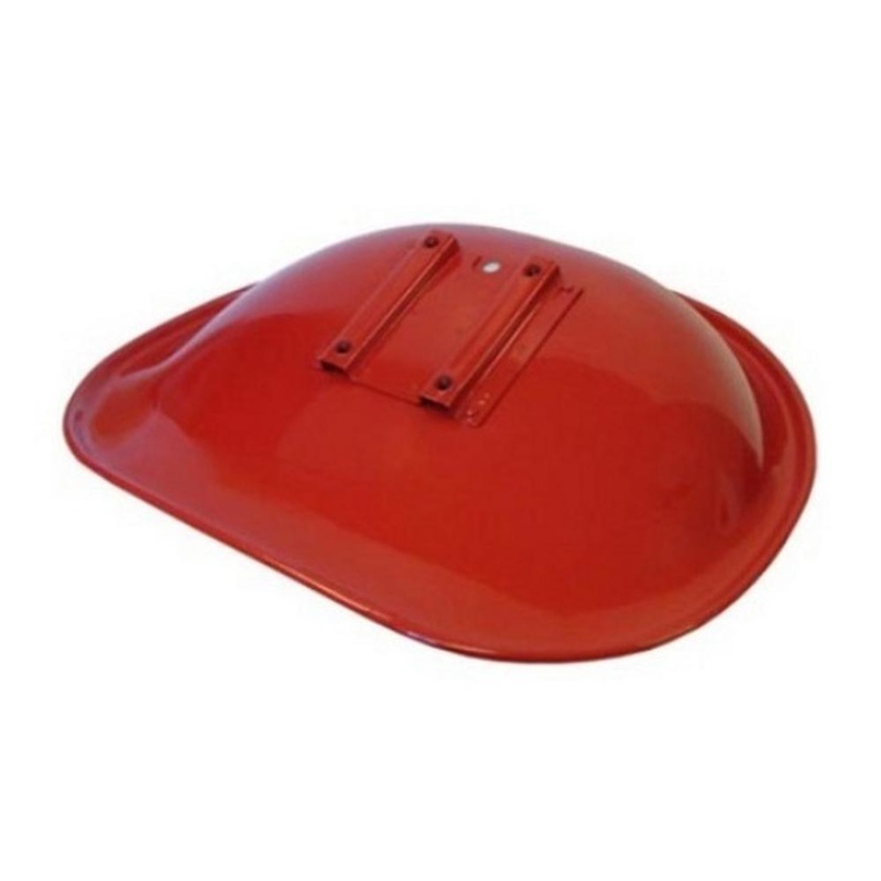 Red & White Vinyl Steel Pan Seat Fits Cub Fits Cub Lo-Boy MDV 357518R92