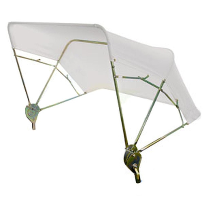 3 Bow (48") White Buggy Top Fits Universal Products Models 6A230 CAL50-0148