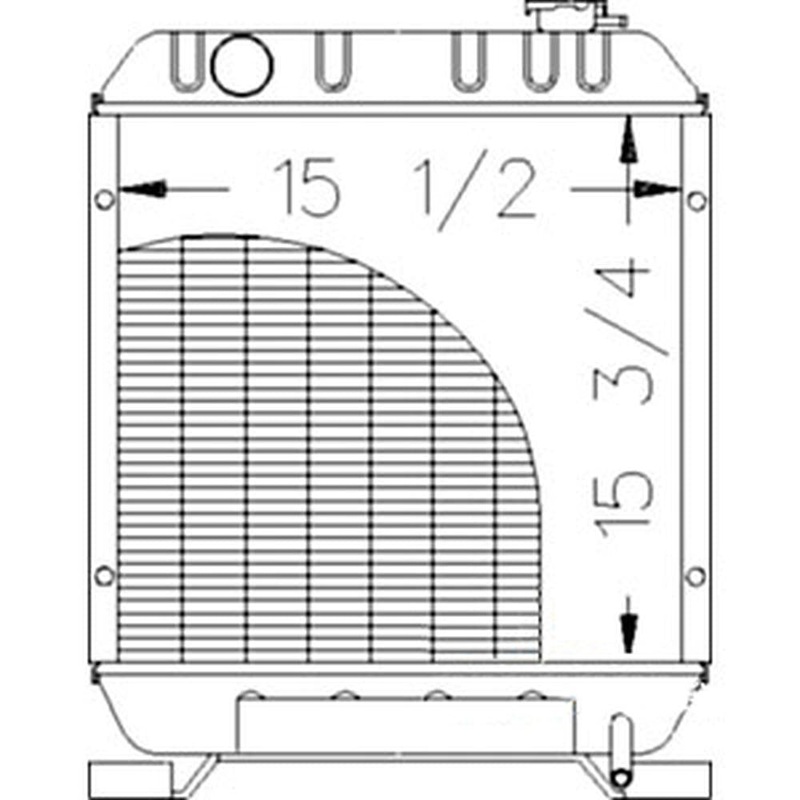 A-86402723 Radiator - Fits Ford/New Holland