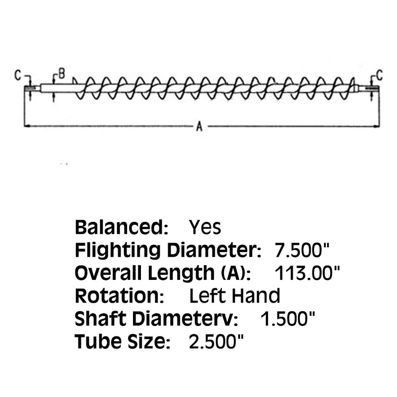 Tank Cross Front Auger Fits 7720 7721 AH98212 AH98212-A COH60-0036 LAJA7720
