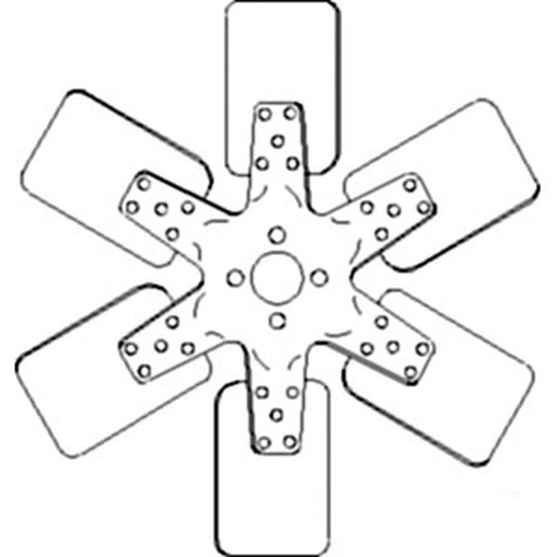 6 Blade Fan Fits Case/International Harvester Models
