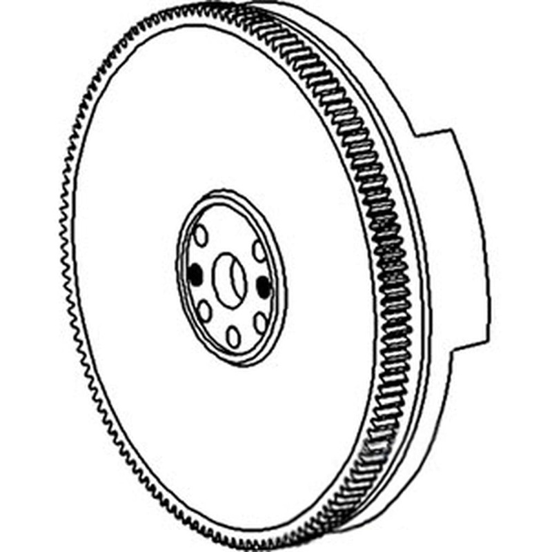 Flywheel with Ring Gear Fits John Deere 401B 401D 2030 2440 480B 2640 2630