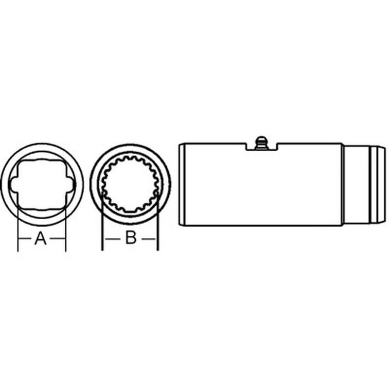 A-501-3500-AI Slip Sleeve (w/ Grease Groove)