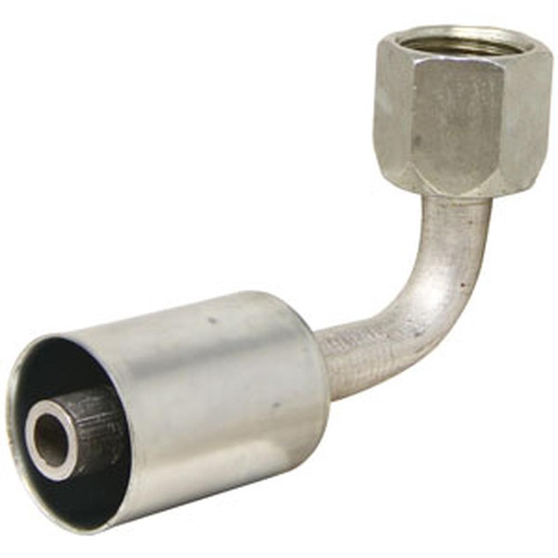 A-461-3318-AI 90 Female Flare Steel Beadlock Fitting