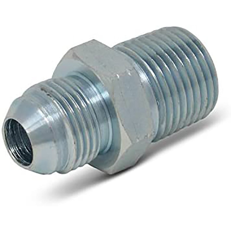 A-2404-08-08-AI Straight Connector JIC Male-NPTF Male, 2 pk