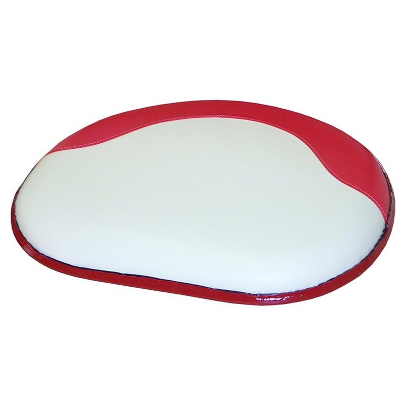 AMSS7445 Seat Cushion, Red And White Vinyl