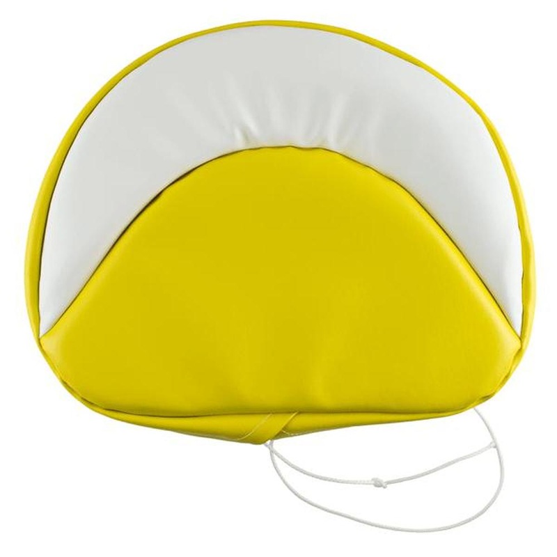 R7074 Yellow & White Seat Cover - 18" Fits IH / Fits FARMALL