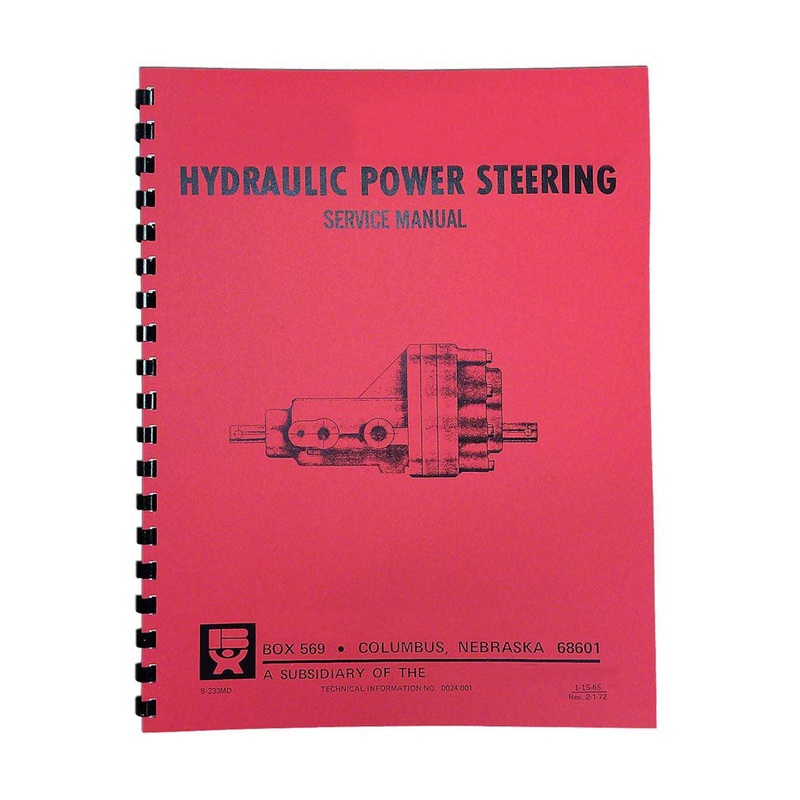 REP2652 Behlen Power Steering Service & Parts Manual - Fits John Deere