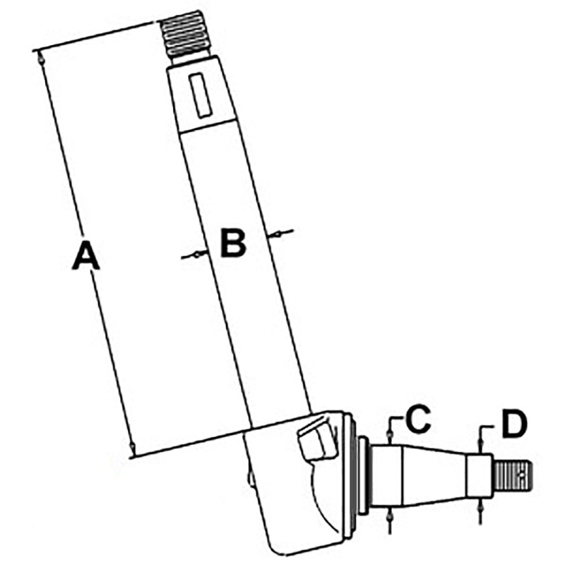 Right Hand Spindle Fits 50C 50D 6500 674057M93 674057V93 A-674057M93 A-674057M93