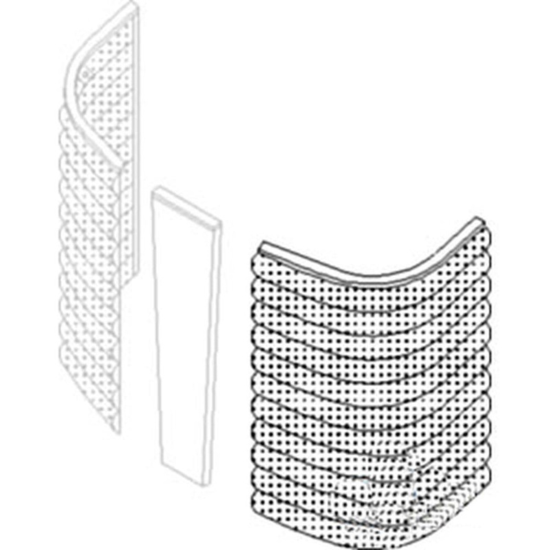 S.60028 GRILLE, LH, MF Fits Massey Ferguson
