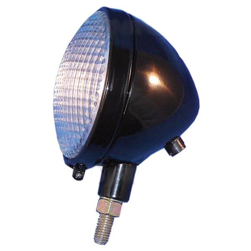 S.61787 HEADLIGHT, 6 V, BLACK, Fits JD Fits John Deere