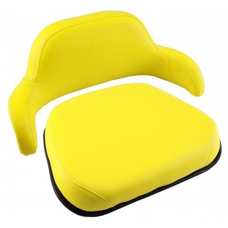 SR65444 Cushion Set, Yellow Vinyl - (2 pc.) Fits John Deere