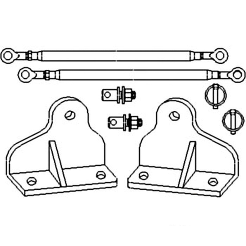 A-49A50 Stabilizer Kit (Set of 2) - Fits Massey Ferguson 30, 31, 3165, 40, 1080