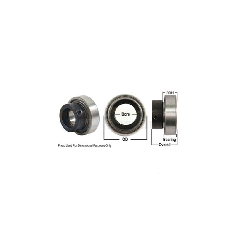 A-RA115RRB-P-AI Bearing, Ball; Spherical W/ Collar, Non-Relubricatable
