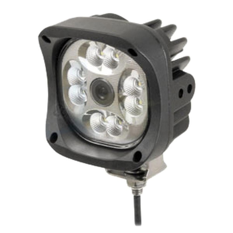 A-WL89CC-AI Work Lamp W/ Camera, LED, Flood, Square