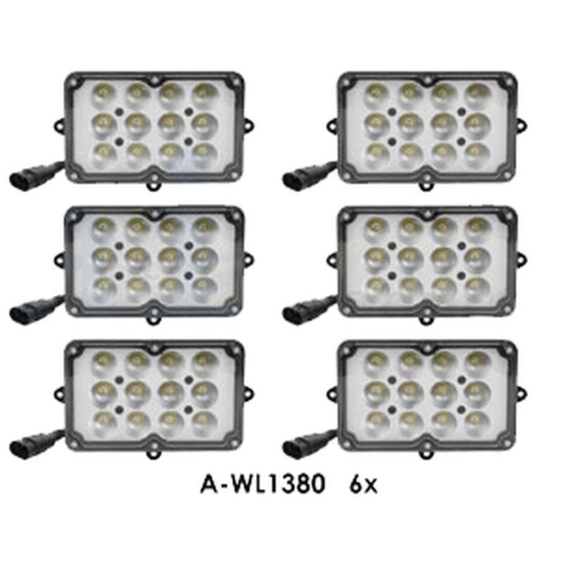 A-WL9000KT-AI Light Kit, LED, 6 Lights