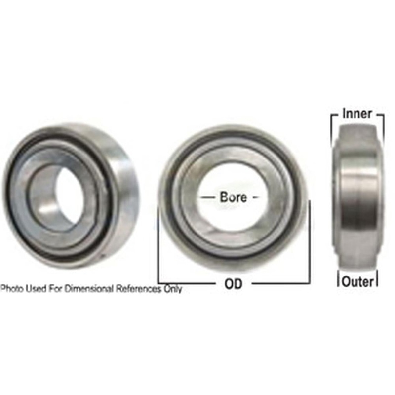 A-W210PPB5-I-AI Disc Bearing; Spherical, Round Bore, Pre-Lube