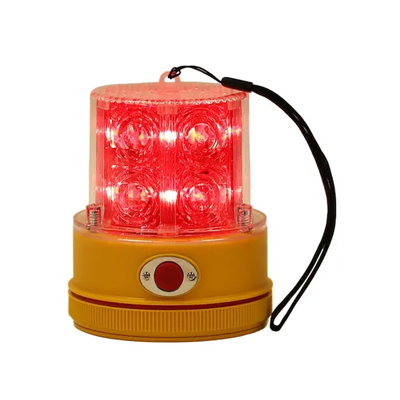 Magnetic Battery Operated Led Beacon Red, SL475R