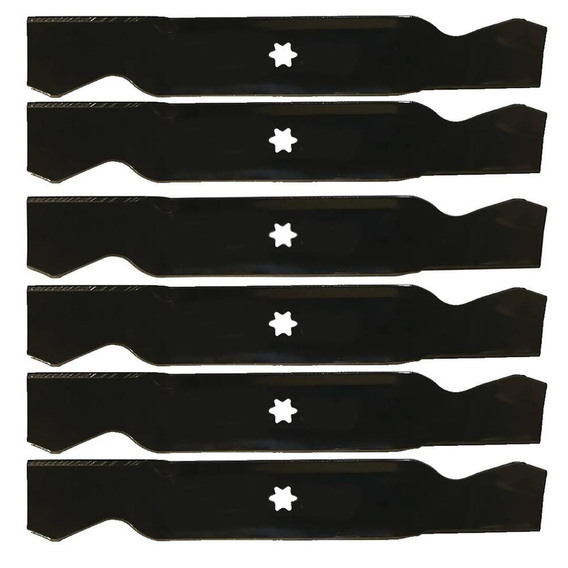 Set of Six (6) Aftermarket Blades MTD 942-0610A 38" Cut Lawn Mower Decks