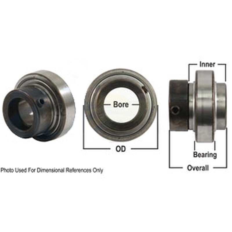 A-1200KRR-P-AI Bearing, Ball; Cylindrical W/ Collar, Non-Relubricatable