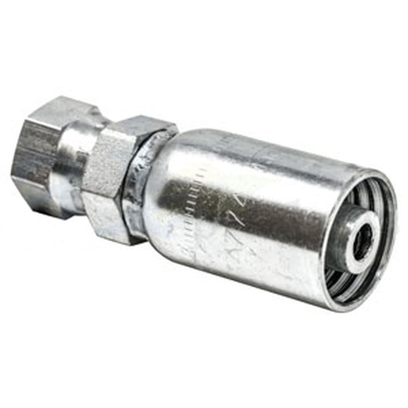 A-FFX-08-06-AI (HC-FFX) Female Seal Lok - Swivel - Straight - Short