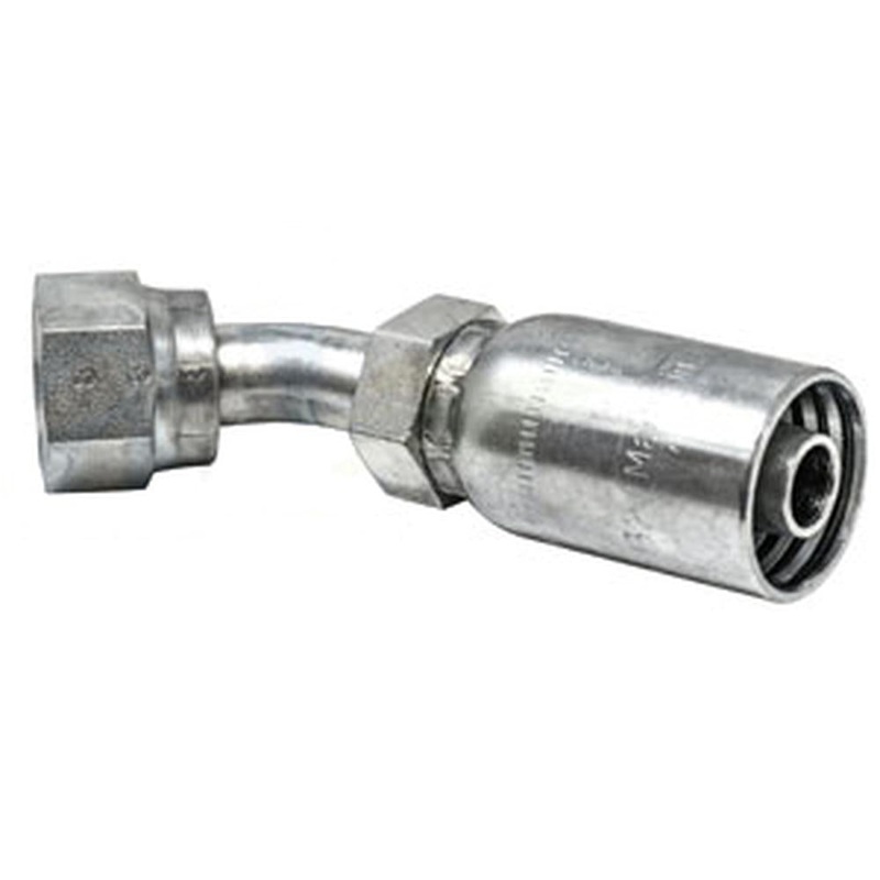 A-FFX45-08-08-AI (HC-FFX45) Female Seal Lok - Swivel - 45 Elbow