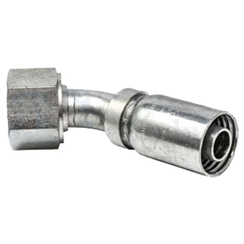 A-FFX45-10-12-AI (HC-FFX45) Female Seal Lok - Swivel - 45 Elbow