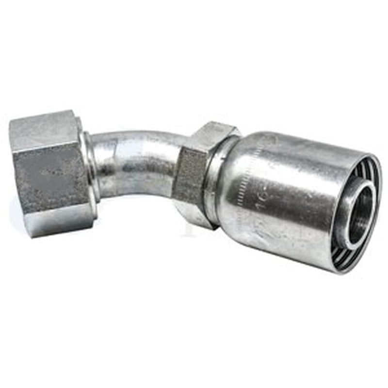 A-FFX45-16-16-AI (HC-FFX45) Female Seal Lok - Swivel - 45 Elbow