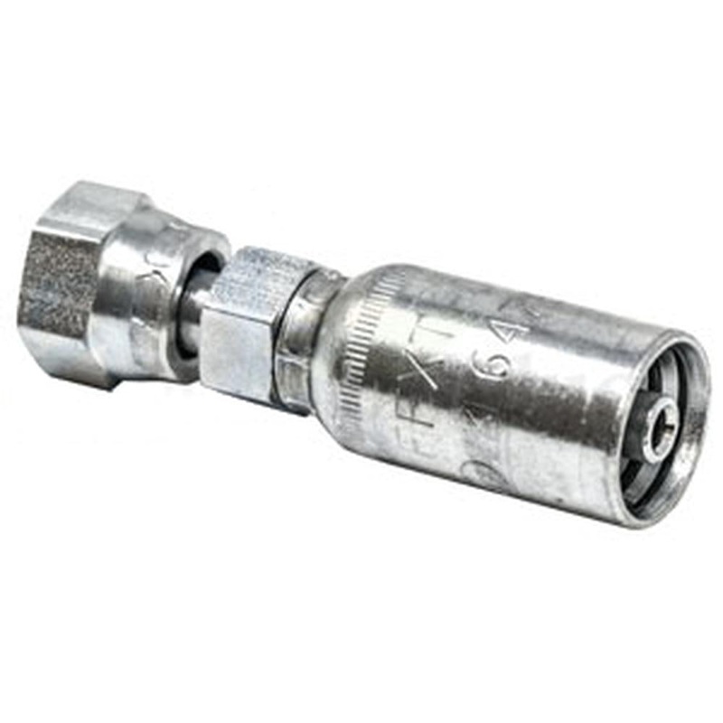 A-FFXT-04-04-AI (HC-FFXT) Female Seal Lok - Swivel - Straight - Long