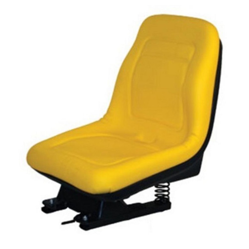 A-AM124294 Seat w/ Slide Track Suspension - Fits John Deere Riding Mower Models