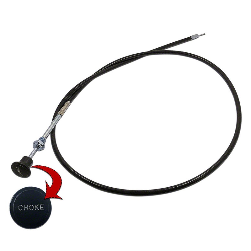 IHS252 Choke Cable, 55" Length - Fits International 340, 404, 424, 444, 504 +